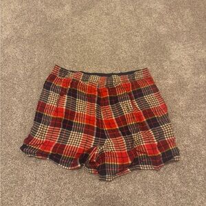Aerie Pajama Plaid Short